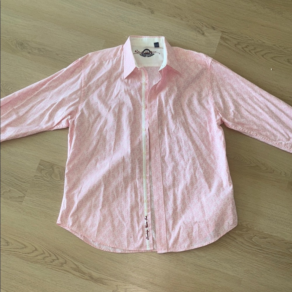 Robert Graham Pink Button Down Shirt